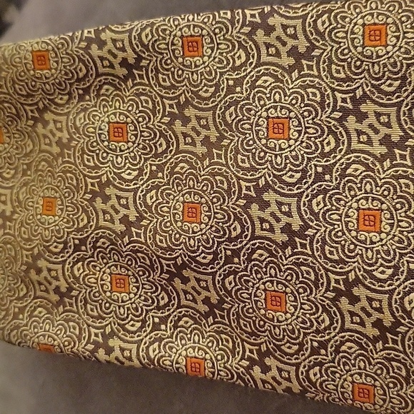 Vtg 1950s-1960s Damon for Kauffmans Floral Psychedelic Tie - Picture 3 of 6